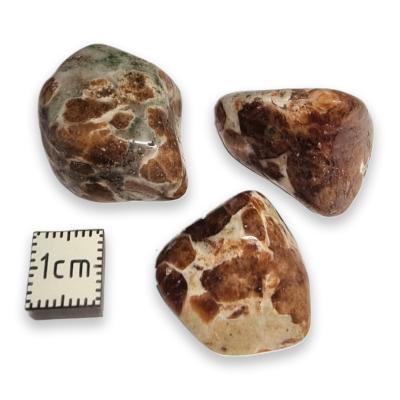 Grenat Limestone (hessonite) - pierre roulée