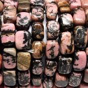 Rhodonite - Bracelet pierre roulée