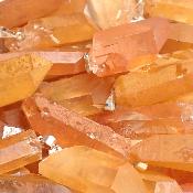 Cristal Tangerine - Pendentif pierre brute