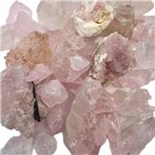 Quartz rose cristalisé - pierre brute