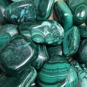 Malachite - pierre roulée