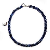 Lapis Lazuli - Collier Disque Qualité "E"