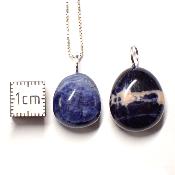 Sodalite - Pendentif pierre roulée