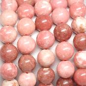 Thulite - Collier boule