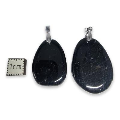 Tourmaline Noire - pendentif mini pierre plate