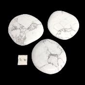 Howlite - pierre plate