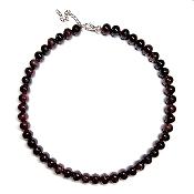 Grenat Rouge - Collier Boule