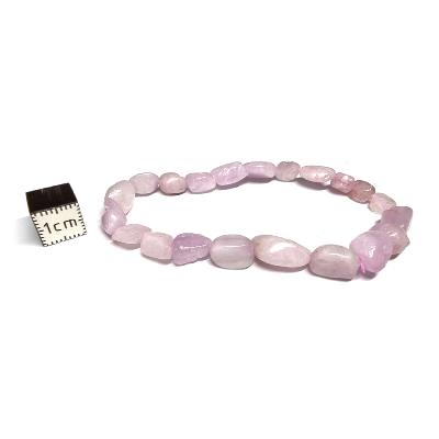 Kunzite - Bracelet mini pierre roulée