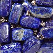 Lapis Lazuli Qualité "E" - Pendentif pierre roulée