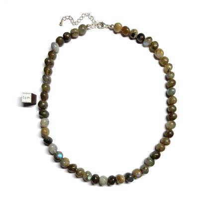 Labradorite - Collier pierre roulée