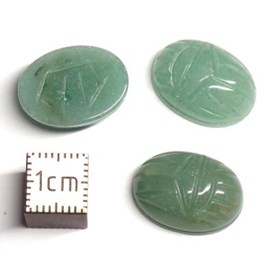 Aventurine Verte - cabochon Scarabé