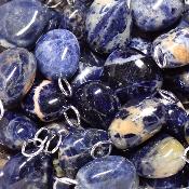 Sodalite - Pendentif pierre roulée