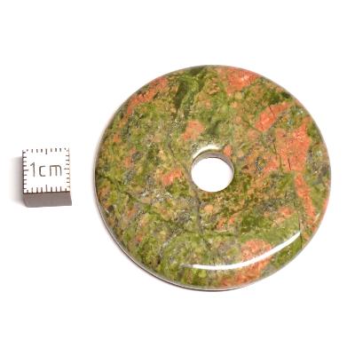 Unakite - Donut 5 cm Ø par 5 pièces  