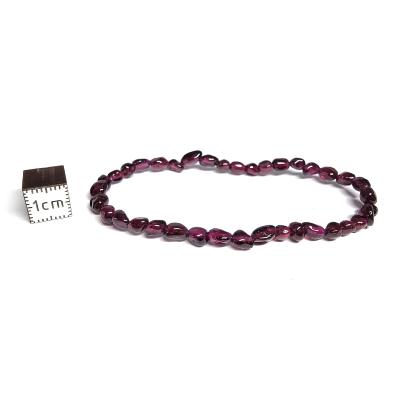 Grenat Rouge - Bracelet mini pierre roulée