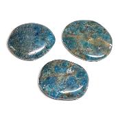 Apatite Bleue - pierres plates de Madagascar "A"