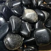 Obsidienne Argenté - pierre roulée
