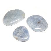 Calcite bleue - pierres plates de Madagascar