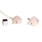 Quartz Rose - Pendentif Pyramide