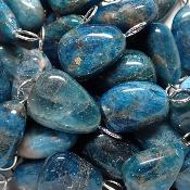 Apatite Bleue - Pendentif pierre roulée