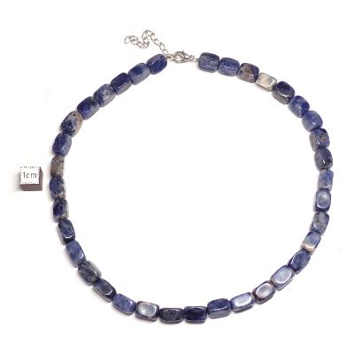 Sodalite - Collier Roulé Carré