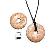 Howlite Orange - Donut