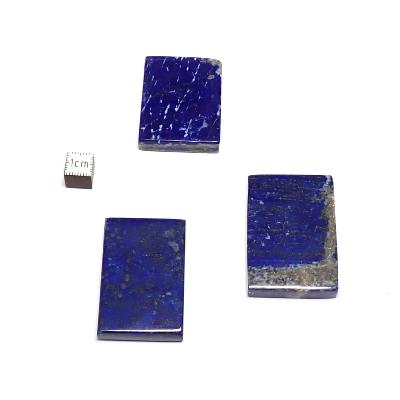 Lapis Lazuli d'Afghanistan - pierres plates carrée