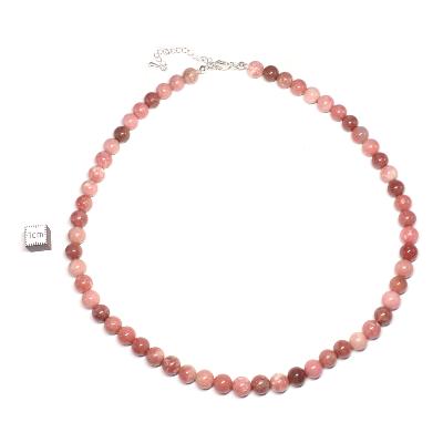 Thulite - Collier boule