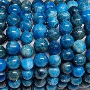 Apatite Bleue - Collier Boule