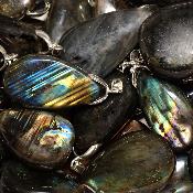 Labradorite - Pendentif goutte