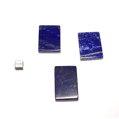 Lapis Lazuli d'Afghanistan - pierres plates carrée