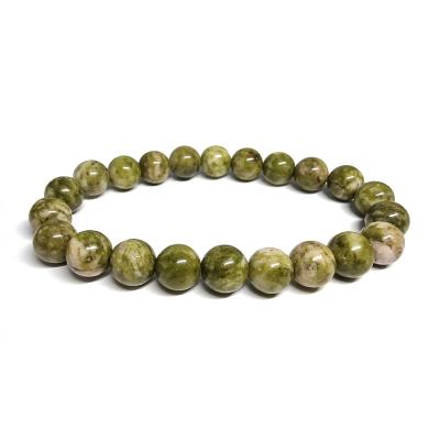 Epidote - Bracelet pierre roulée