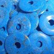 Howlite Teinte bleue- Donut