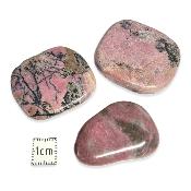 Rhodonite - pierre plate